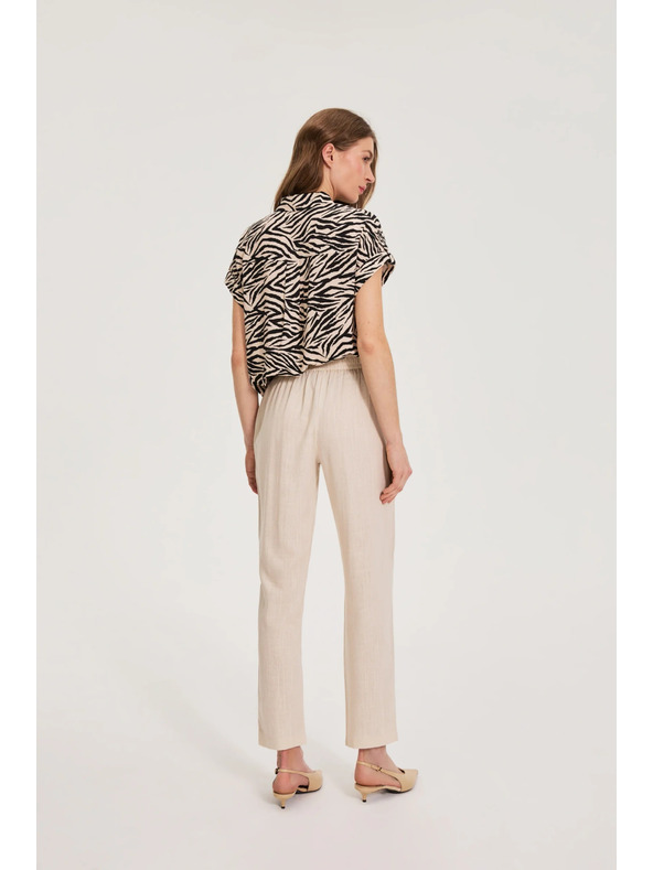 Moodo Lenvegyület nadrág bézs Moodo