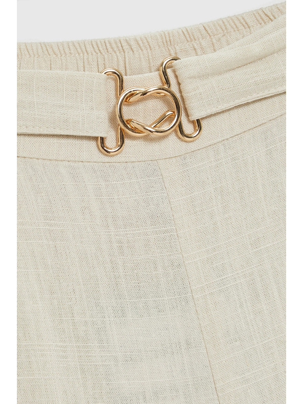 Moodo Lenvegyület nadrág bézs Moodo