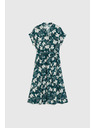 Moodo Viszkóz ruha zöld Moodo