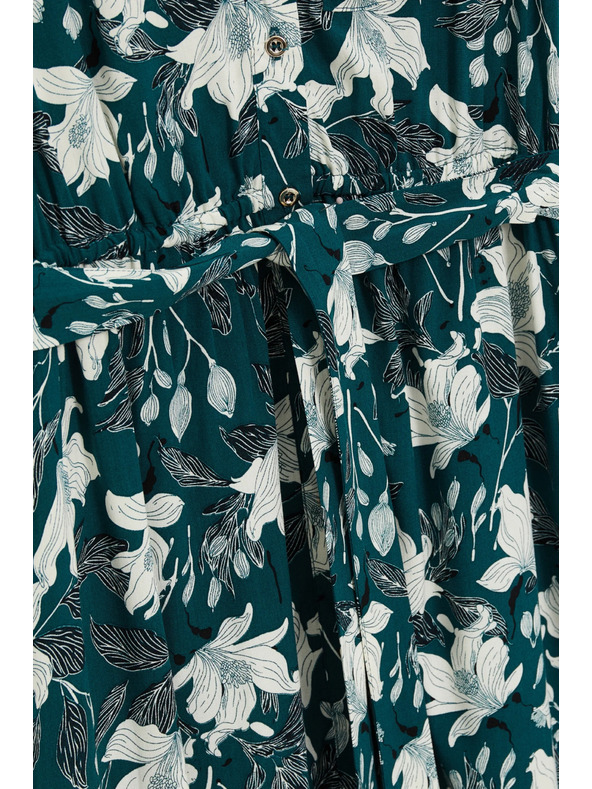 Moodo Viszkóz ruha zöld Moodo