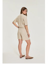 Moodo Rövidnadrág öv részlettel bézs Moodo