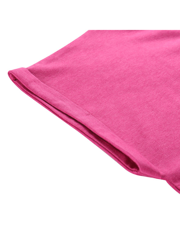 ALPINE PRO Női nem gyűrödő anyagú póló ALPINE PRO OMBA 2 fuchsia red varianta pb