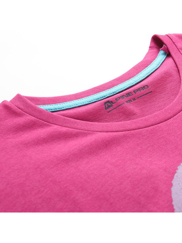 ALPINE PRO Női nem gyűrödő anyagú póló ALPINE PRO OMBA 2 fuchsia red varianta pb