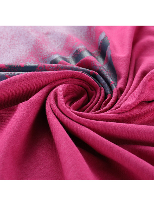 ALPINE PRO Női nem gyűrödő anyagú póló ALPINE PRO OMBA 2 fuchsia red varianta pb