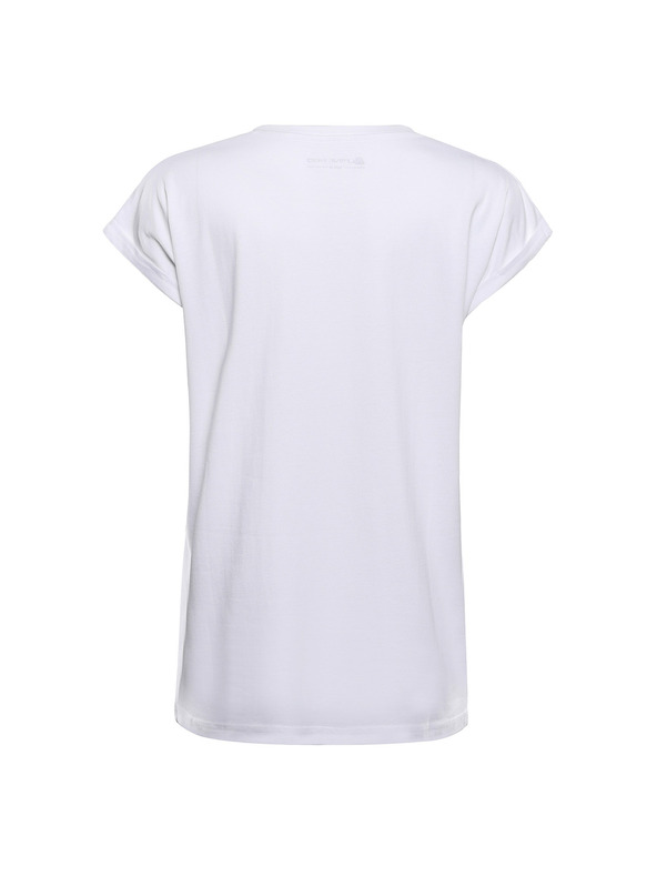 ALPINE PRO Női nem gyűrödő anyagú póló ALPINE PRO OMBA 2 white varianta pa