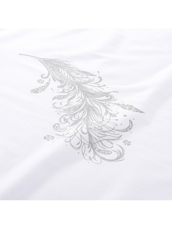 ALPINE PRO Női nem gyűrödő anyagú póló ALPINE PRO OMBA 2 white varianta pc