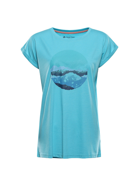 ALPINE PRO Női nem gyűrödő anyagú póló ALPINE PRO OMBA 2 curacao varianta pb