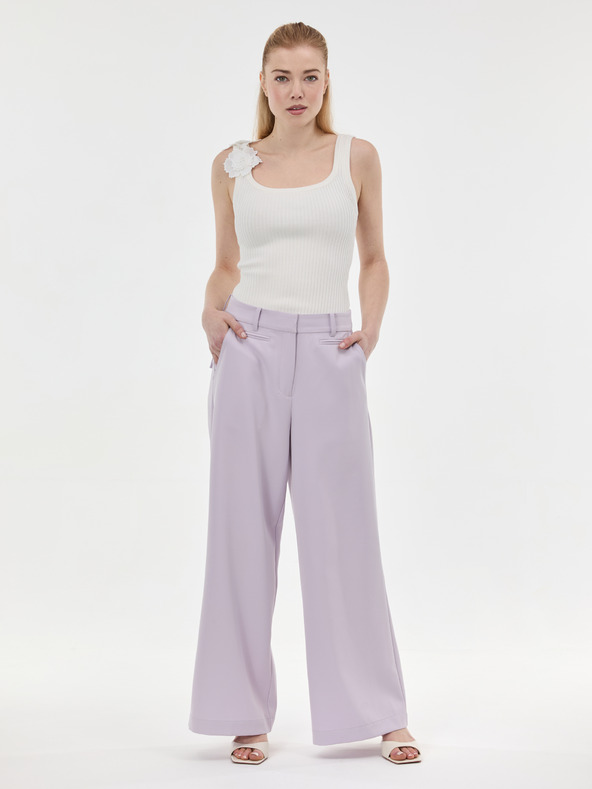 Orsay ORSAY Világos lila bő szárú női nadrág