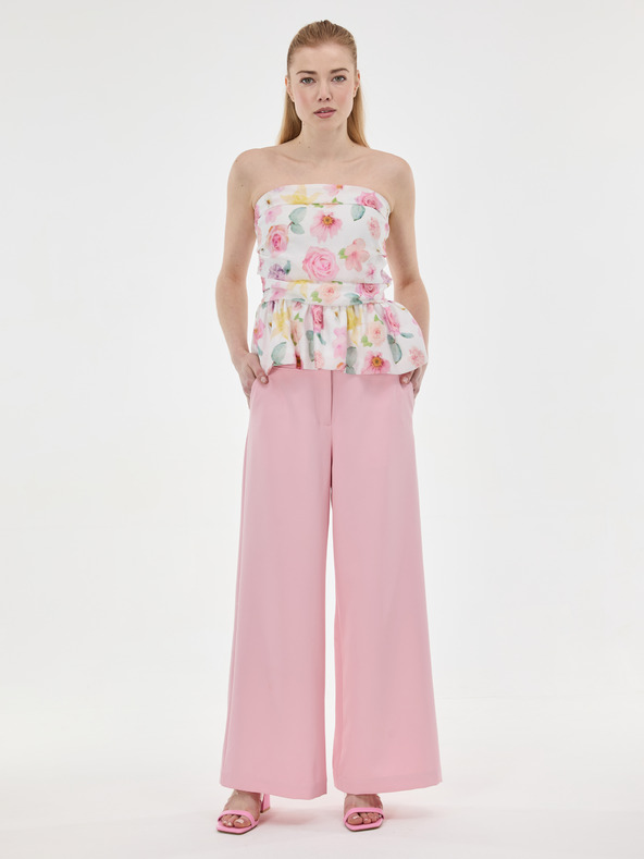 Orsay ORSAY Világos rózsaszín bő szárú női nadrág