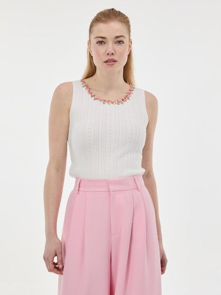 Orsay ORSAY Fehér női trikó applikációval