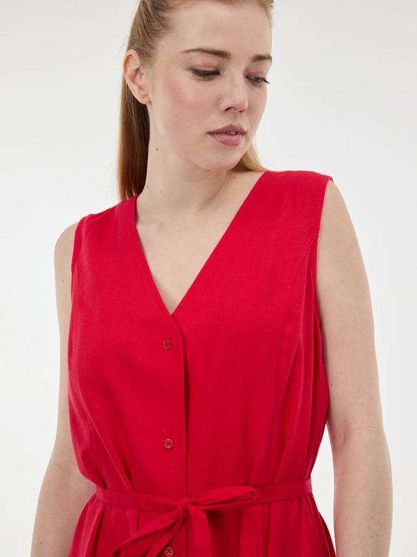 Orsay ORSAY Piros női ujjatlan ruha