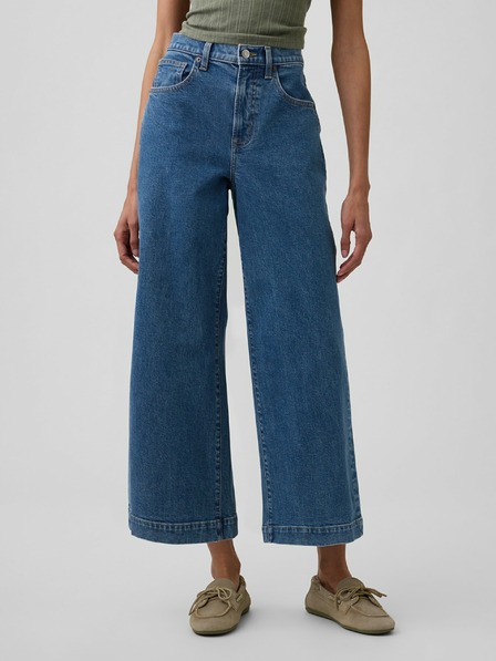 GAP High Rise wide-leg cropped farmernadrág GAP