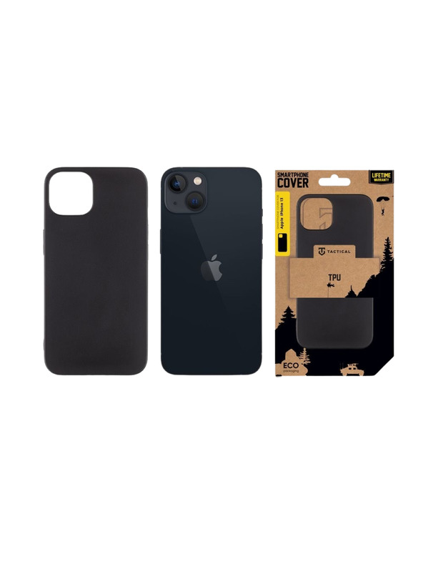 Tactical Tactical TPU Tok az Apple iPhone 13 Black számára