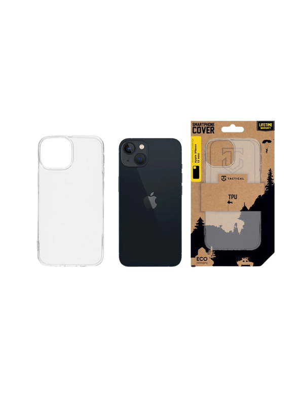 Tactical Tactical TPU Tok Apple iPhone 13 Mini számára Átlátszó