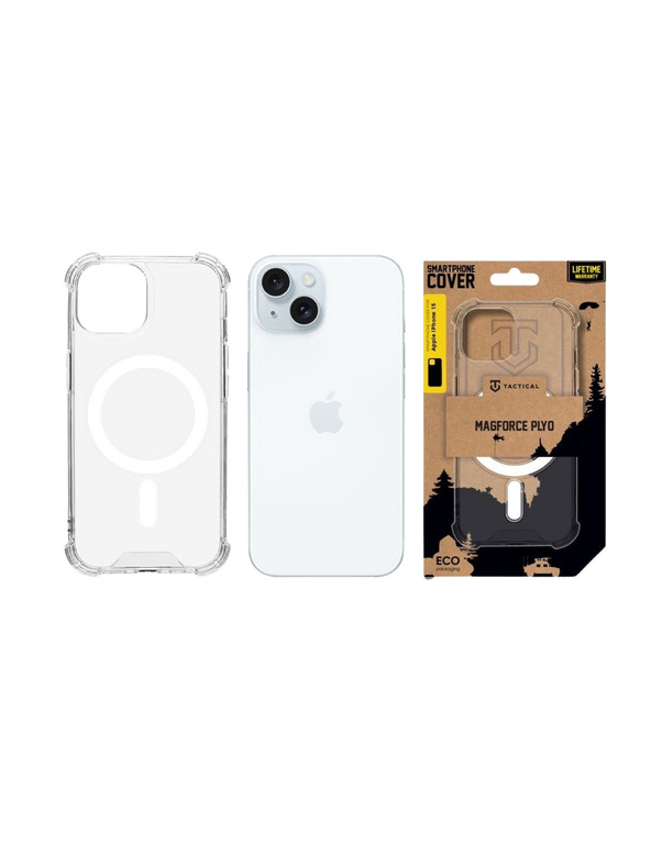 Tactical Tactical MagForce Plyo Tok Apple iPhone 15 Transparent