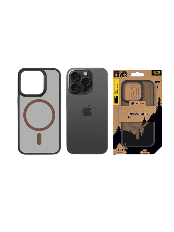Tactical Tactical MagForce Hyperstealth 2.0 Tok az Apple iPhone 15 Pro Black/Moucha Moose