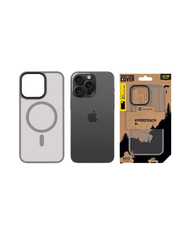 Tactical Tactical MagForce Hyperstealth Tok az Apple iPhone 15 Pro Max Light Grey