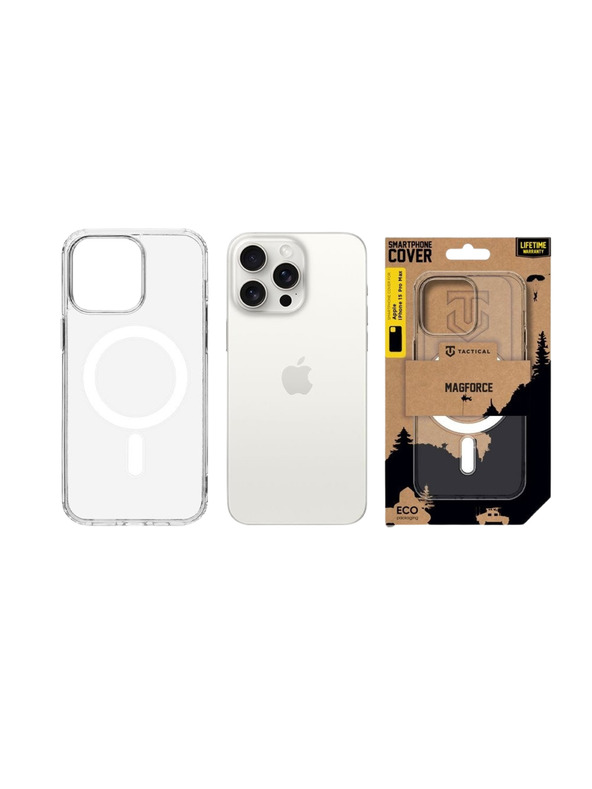 Tactical Tactical MagForce Tok az Apple iPhone 15 Pro Max számára Transparent
