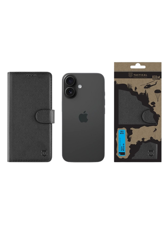 Tactical Tactical Field Notes az Apple iPhone 16 számára Black