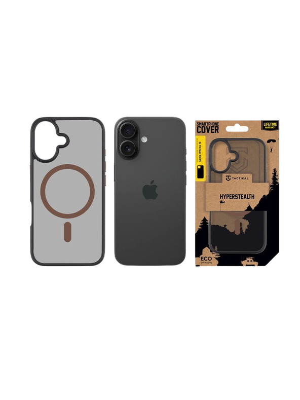 Tactical Tactical MagForce Hyperstealth 2.0 Tok az Apple iPhone 16 számára Black/Moucha Moose