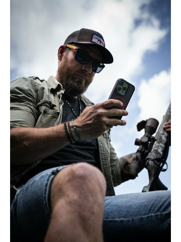 Tactical Tactical MagForce Hyperstealth 2.0 Tok Apple iPhone 16 Pro Black/Red