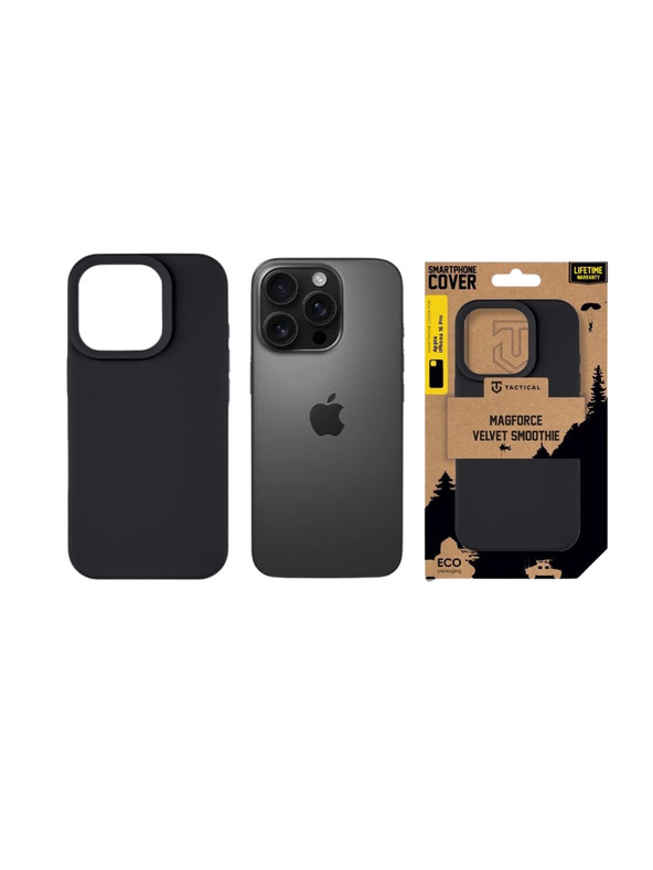 Tactical Tactical MagForce Velvet Smoothie Tok Apple iPhone 16 Pro Asphalt