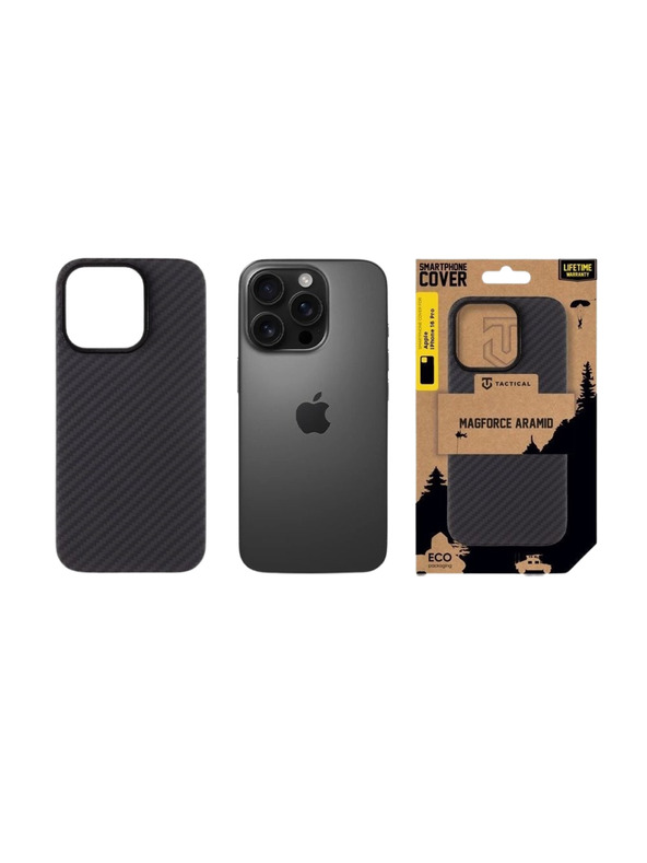 Tactical Tactical MagForce Aramid Tok Apple iPhone 16 Pro Black