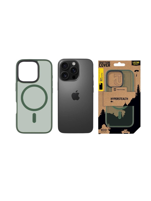 Tactical Tactical MagForce Hyperstealth Tok Apple iPhone 16 Pro számára Forest Green