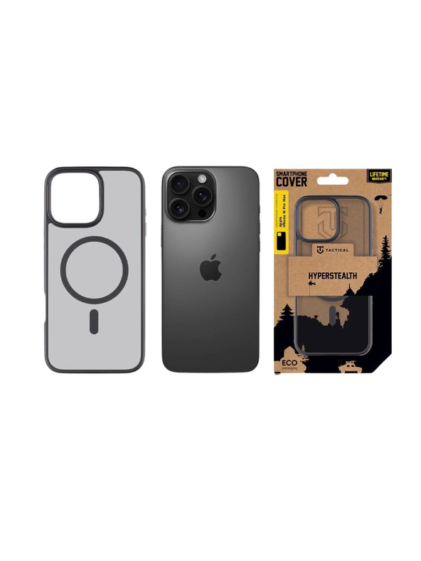 Tactical Tactical MagForce Hyperstealth Tok Apple iPhone 16 Pro Max számára Asphalt