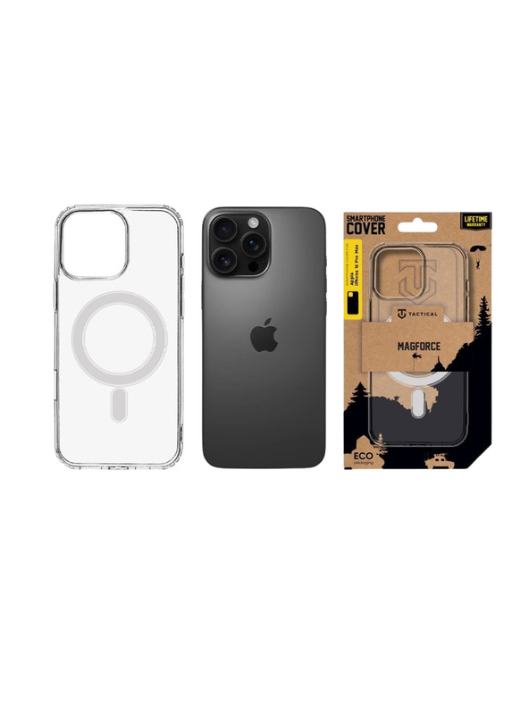 Tactical Tactical MagForce Tok Apple iPhone 16 Pro Max számára Transparent