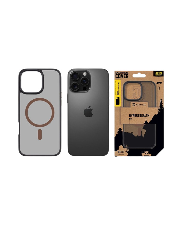 Tactical Tactical MagForce Hyperstealth 2.0 Tok Apple iPhone 16 Pro Max számára Black/Moucha Moose