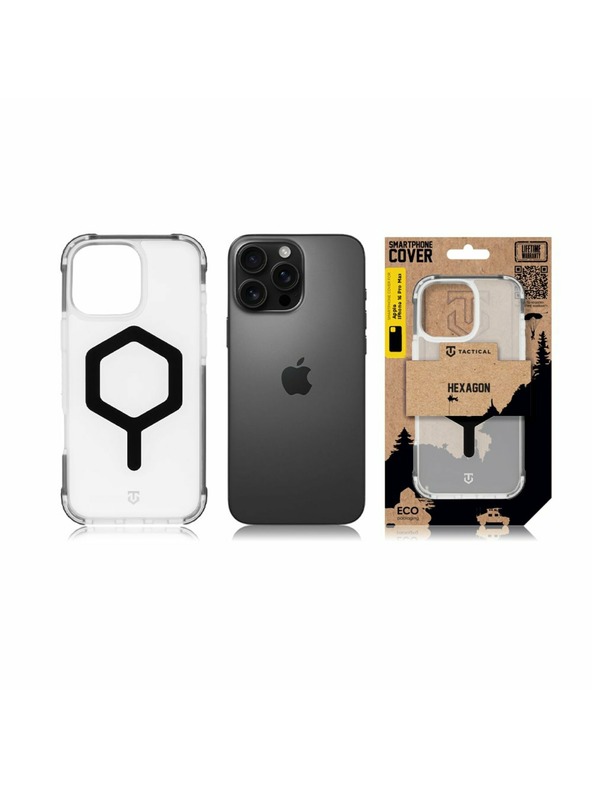 Tactical Tactical MagForce Hexagon Tok Apple iPhone 16 Pro Max számára T-Black