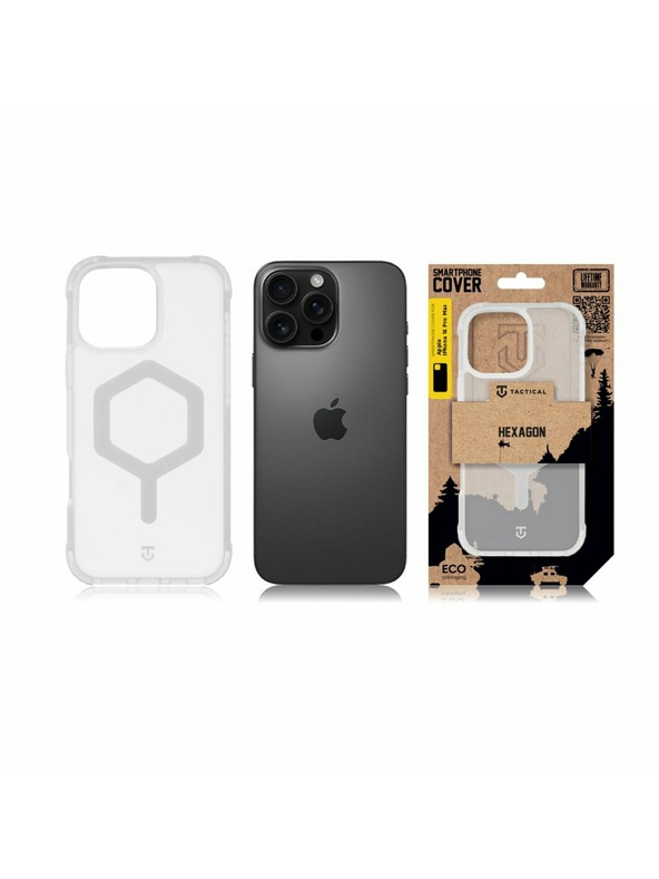 Tactical Tactical MagForce Hexagon Tok Apple iPhone 16 Pro Max számára T-White