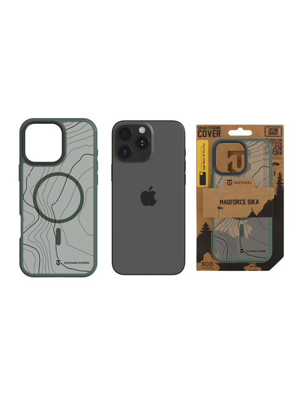 Tactical Tactical MagForce Hyperstealth Sika Tok Apple iPhone 16 Pro Max-hoz Forest Green