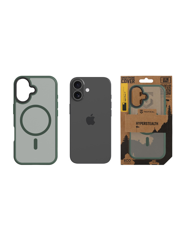 Tactical Tactical MagForce Hyperstealth Tok Apple iPhone 17 számára Forest Green