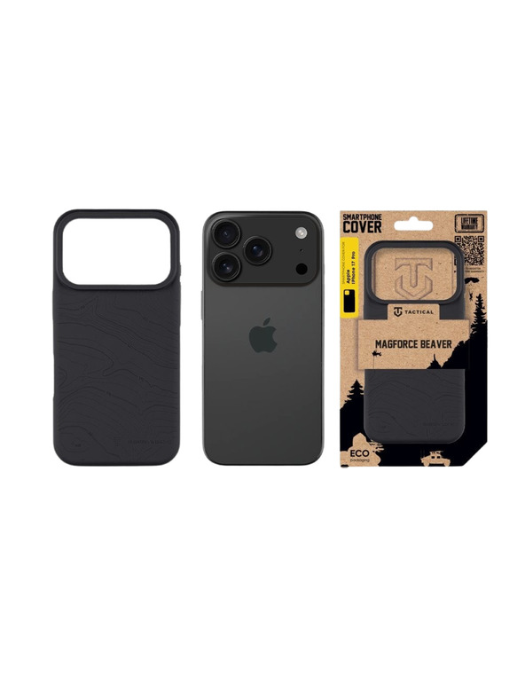 Tactical Tactical MagForce Beaver Tok Apple iPhone 17 Pro számára Asphalt