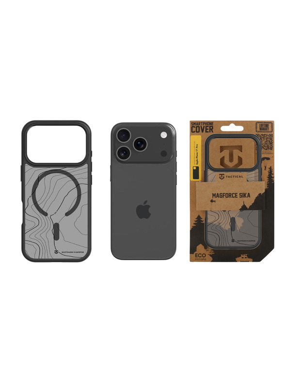 Tactical Tactical MagForce Hyperstealth Sika Tok Apple iPhone 17 Pro számára Asphalt