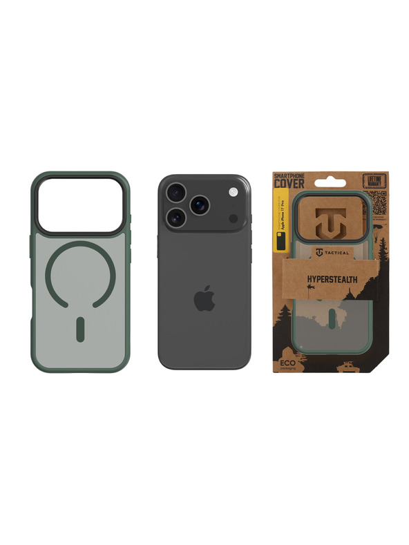 Tactical Tactical MagForce Hyperstealth Tok Apple iPhone 17 Pro számára Forest Green