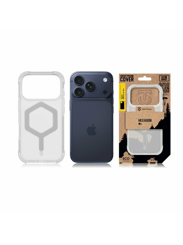 Tactical Tactical MagForce Hexagon Tok Apple iPhone 17 Pro számára T-White