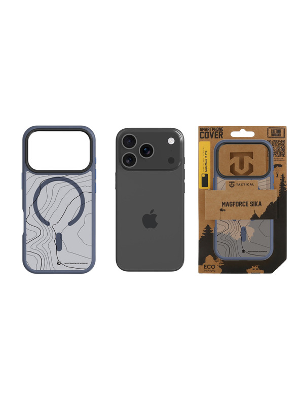 Tactical Tactical MagForce Hyperstealth Sika Tok Apple iPhone 17 Pro számára Deep Blue