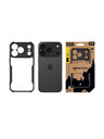 Tactical Tactical Quantum Stealth Tok Apple iPhone 17 Pro számára Clear/Black
