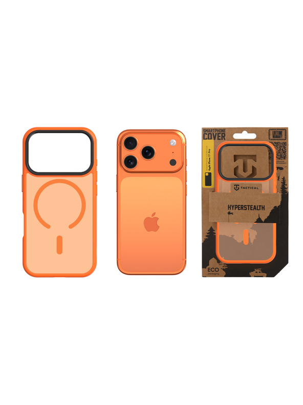 Tactical Tactical MagForce Hyperstealth Tok Apple iPhone 17 Pro számára Agent Orange