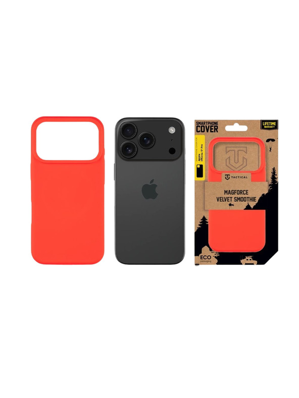 Tactical Tactical MagForce Velvet Smoothie Tok Apple iPhone 17 Pro számára Chilli
