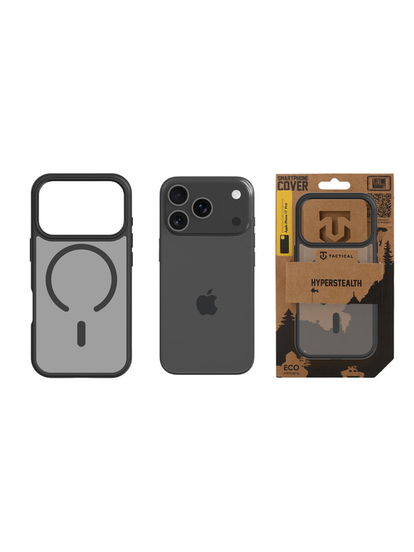 Tactical Tactical MagForce Hyperstealth Tok Apple iPhone 17 Pro számára Asphalt