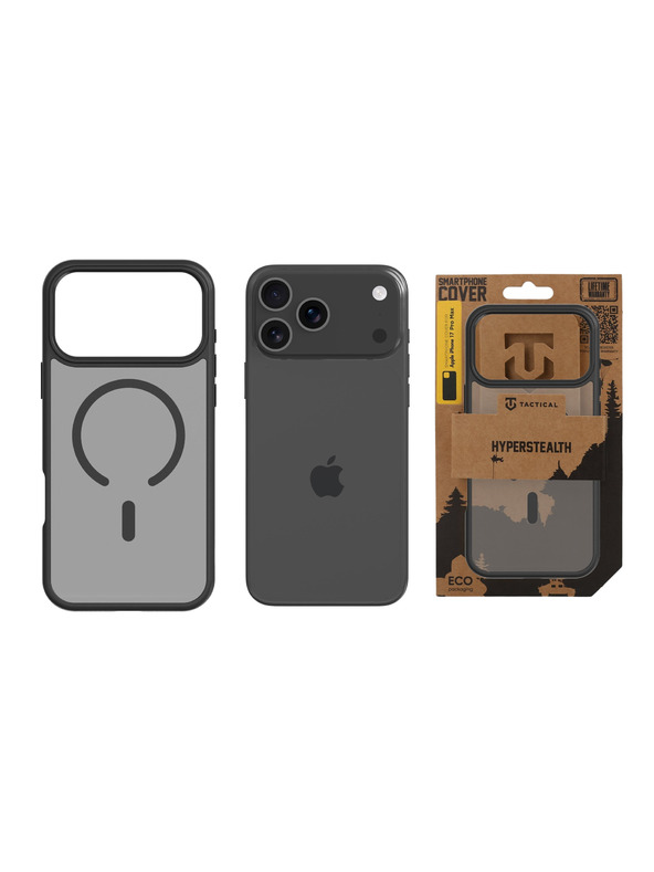 Tactical Tactical MagForce Hyperstealth Tok Apple iPhone 17 Pro Max számára Asphalt