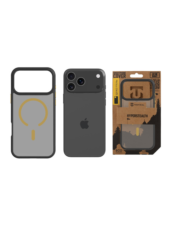Tactical Tactical MagForce Hyperstealth 2.0 Tok az Apple iPhone 17 Pro Max Black/Yellow