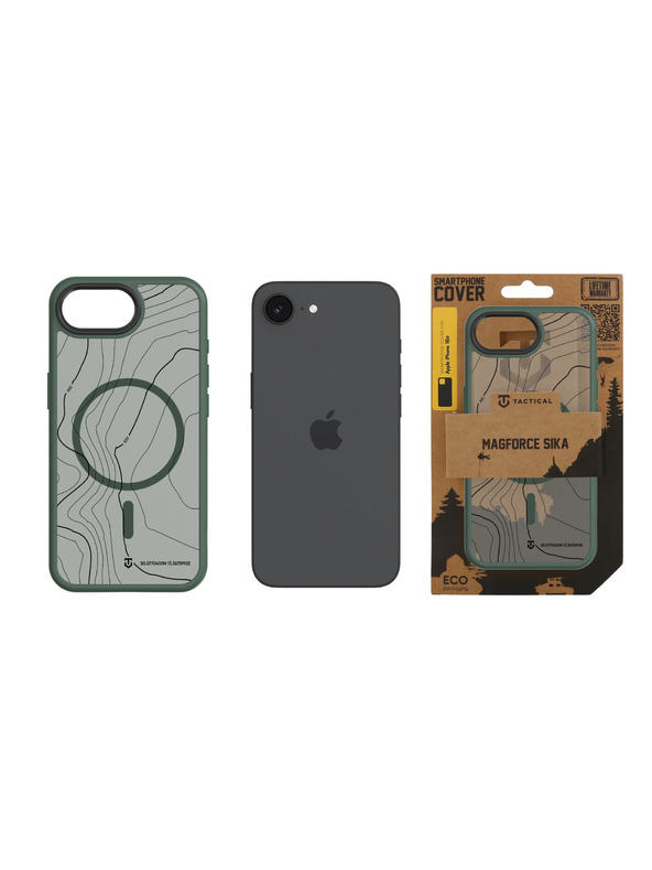 Tactical Tactical MagForce Hyperstealth Sika Tok Apple iPhone 16e/17e Forest Green