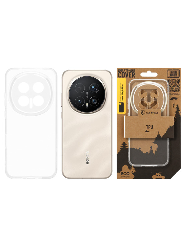 Tactical Tactical TPU Védőtok Honor Magic8 Pro Transparent