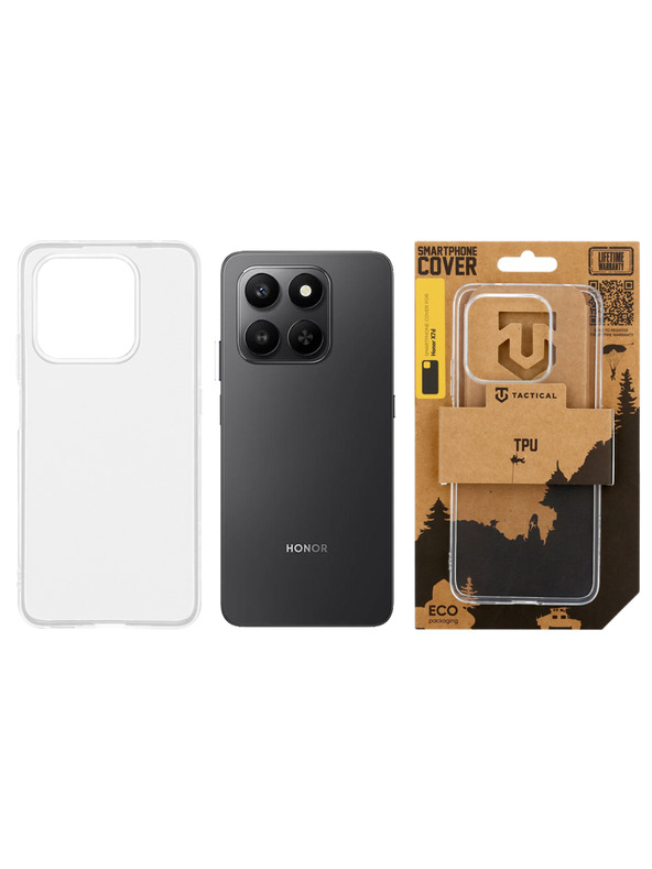Tactical Tactical TPU Védőtok Honor X7d Transparent