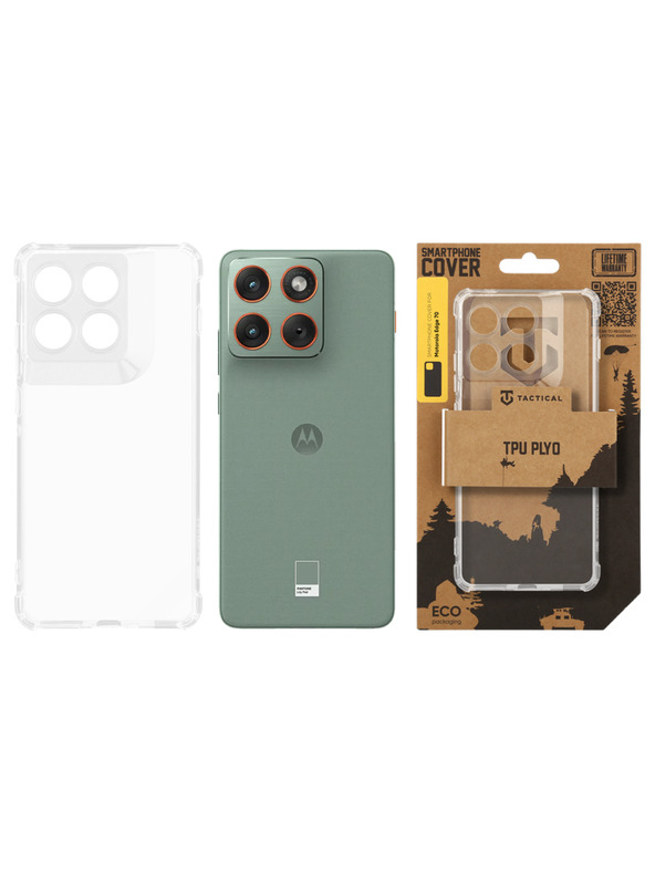 Tactical Tactical TPU Plyo Tok Motorola Edge 70 számára Átlátszó